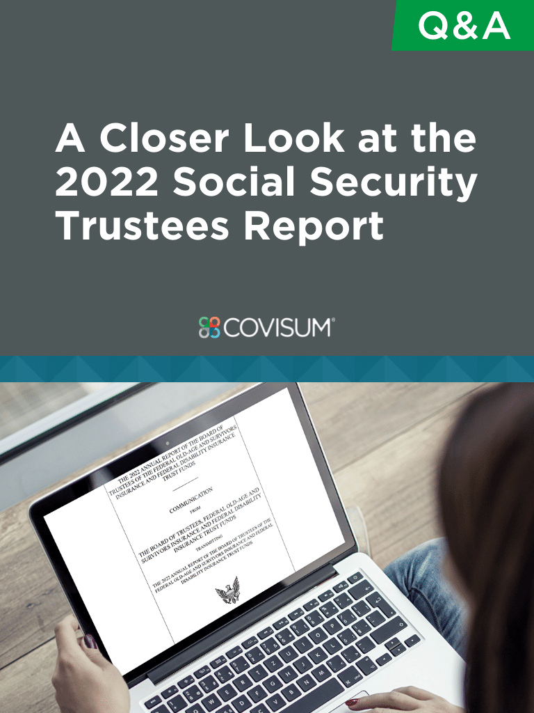 Q&A A Closer Look at the Social Security Trustees Report